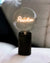 Bulb PARADISE Amber with Base Table Lamp PORTABLE