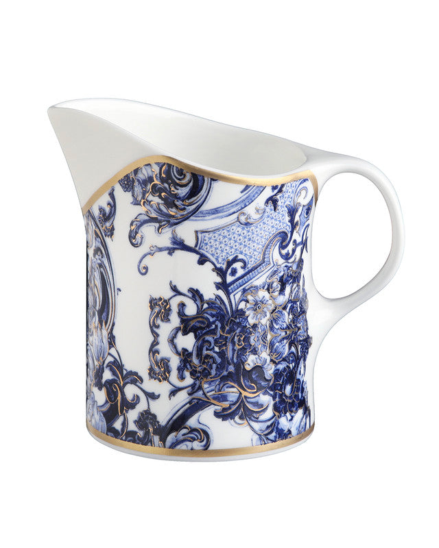 Roberto Cavalli Home Creamer AZULEJOS   diam. 3.5", H 3.3"