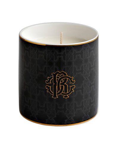 Roberto Cavalli Home Scented Candle MONOGRAM 270 g  Gold diam. 3.3", H 3.5"