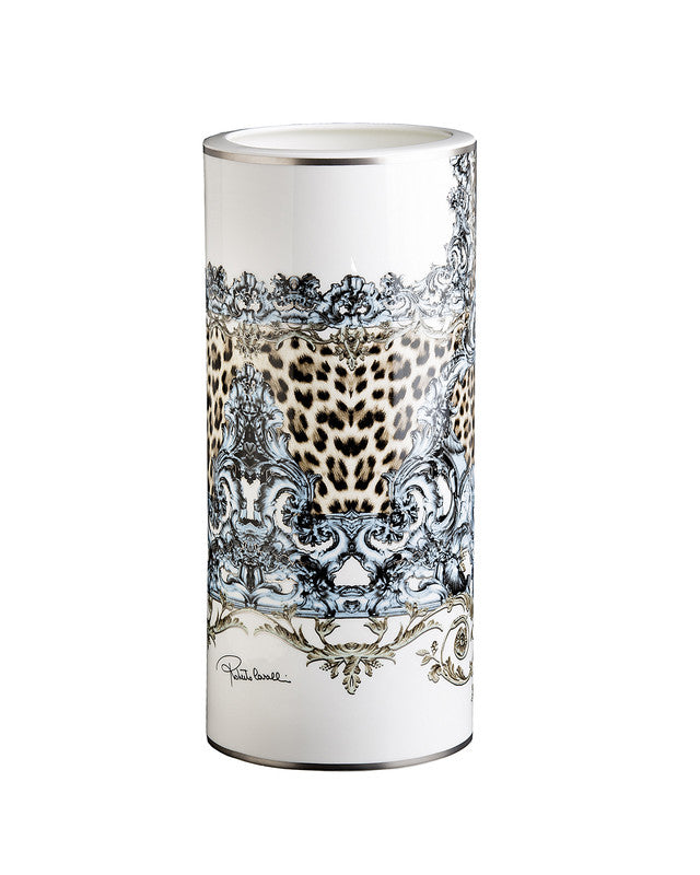 Roberto Cavalli Home High Vase PALAZZO PITTI   diam. 6.3", H 14"