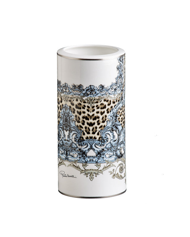 Roberto Cavalli Home Medium Vase PALAZZO PITTI   diam. 3.75", H 7.75"