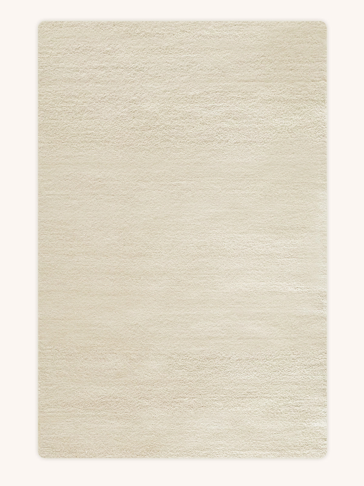 Maison Deux Rug SOLID Off White 6.6 x 9.8 ft