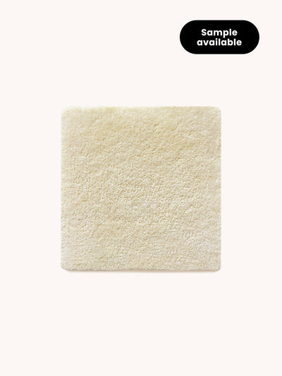 Rug SOLID Off White 6.6 x 9.8 ft