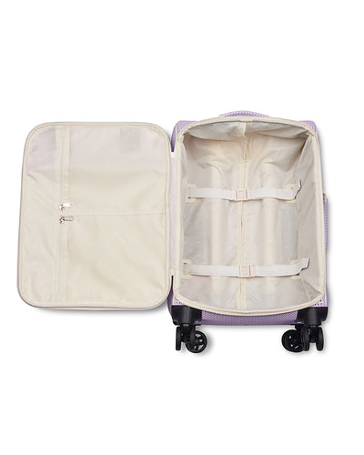 Light Plus Nine Suitcase KIDS TRAVEL 4 wheel Faded Lavendar