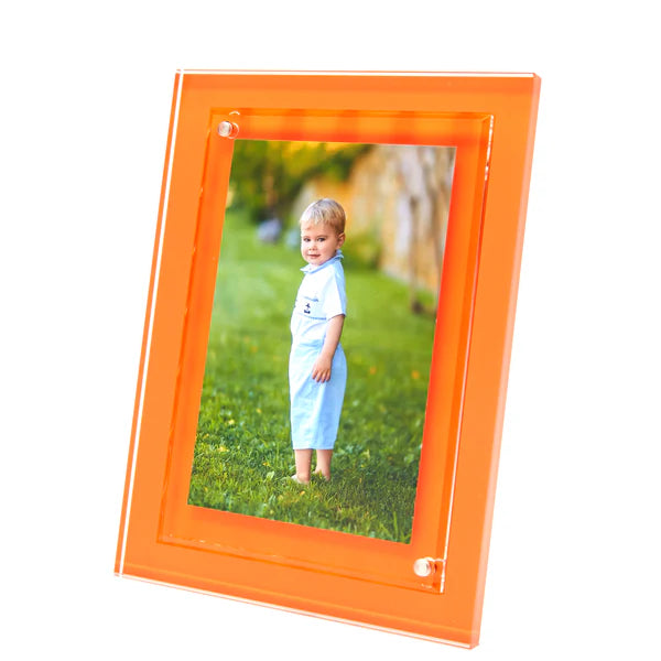 Tara Wilson Designs Frame COLORED Acrylic Orange