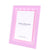 Tara Wilson Designs Frame COLORED Acrylic Pastel Pink