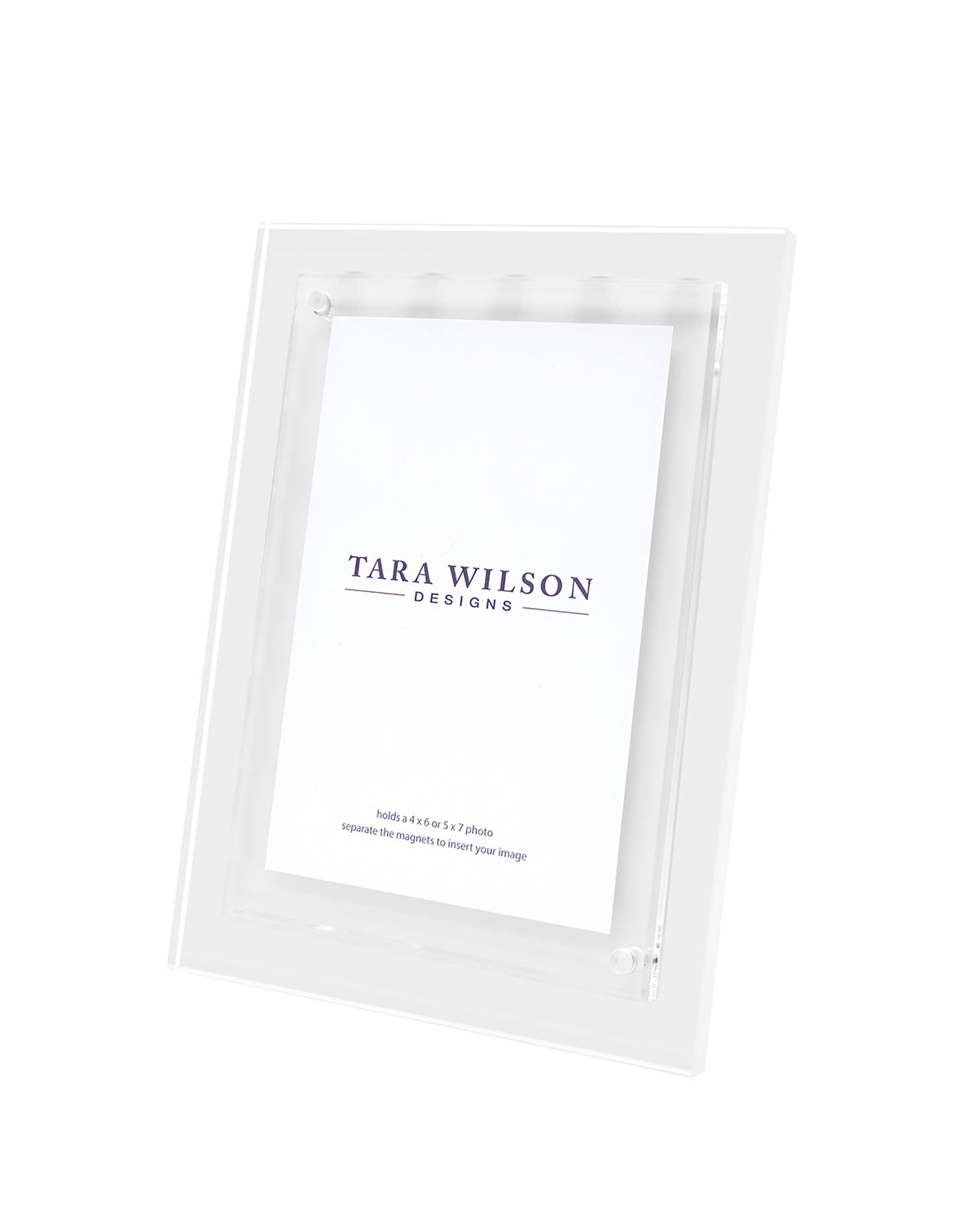 Tara Wilson Designs Frame COLORED Acrylic White