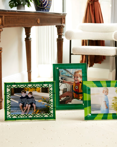 Tara Wilson Designs Frame BAMBOO Acrylic Green