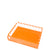 Tray SCALLOP Orange 7" x 9"