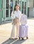 Light Plus Nine Suitcase KIDS TRAVEL 4 wheel Faded Lavendar