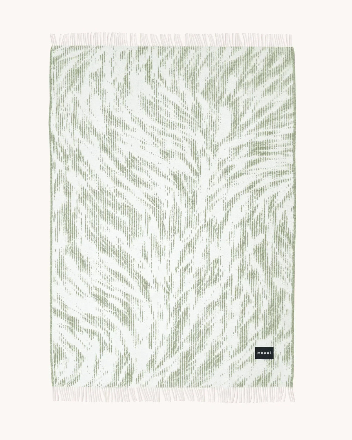 Moooi Blanket - Blushing Sloth Olive Cream