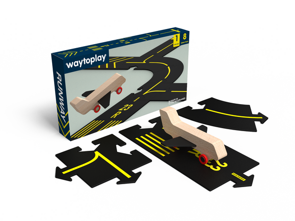 Waytoplay Road Track Toy AIRPORT RUNWAY - Toytoise