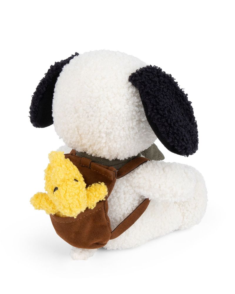 Bon Ton Toys x Peanuts Plush PEANUTS SNOOPY with Woodstock in Backpack 8"