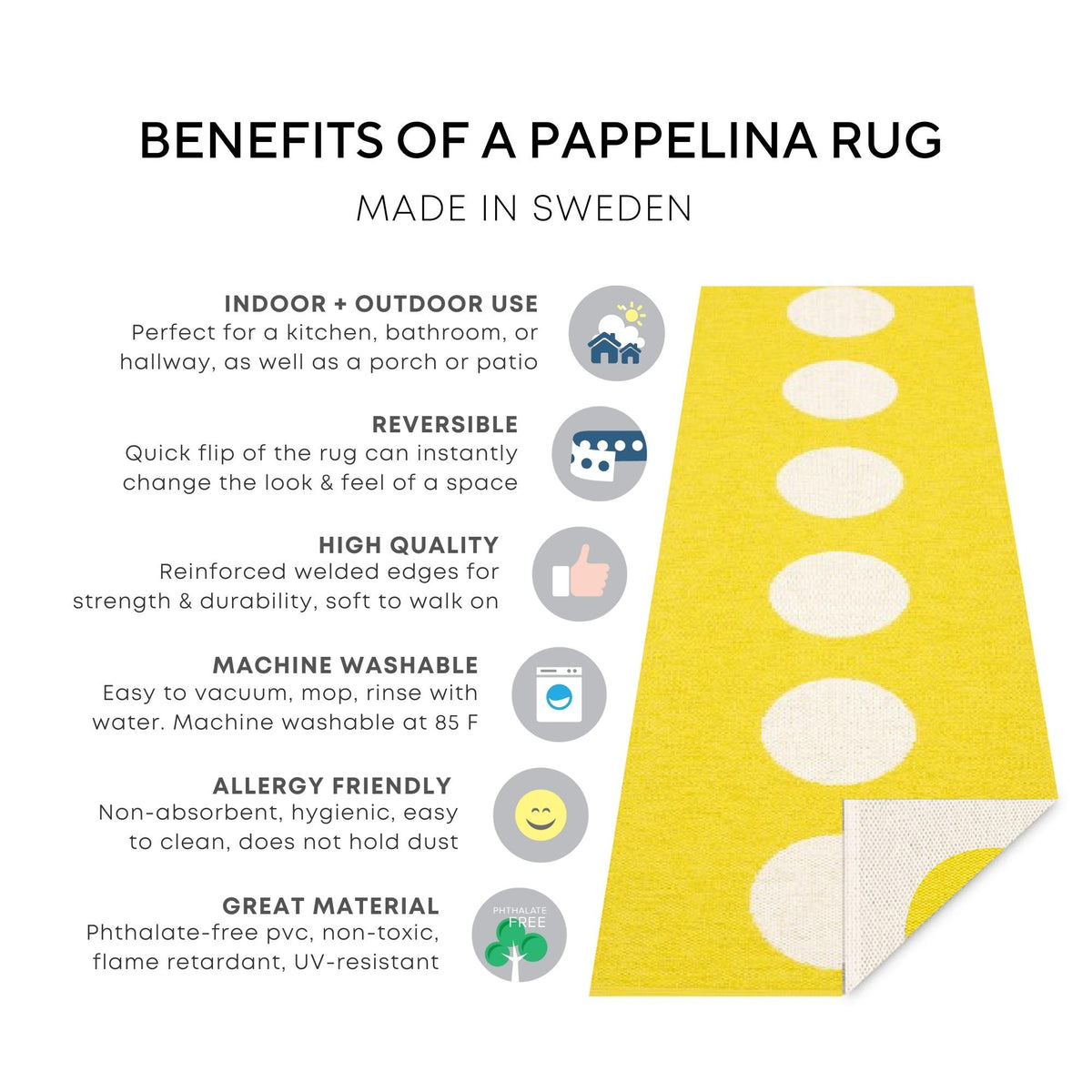 Pappelina Rug MONO Beige/ Light Nougat