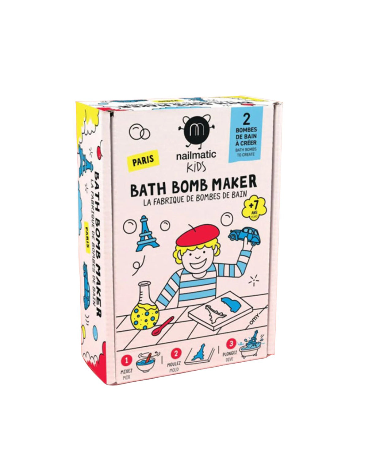 Nailmatic Bath Bomb Maker Kit for Kids PARIS