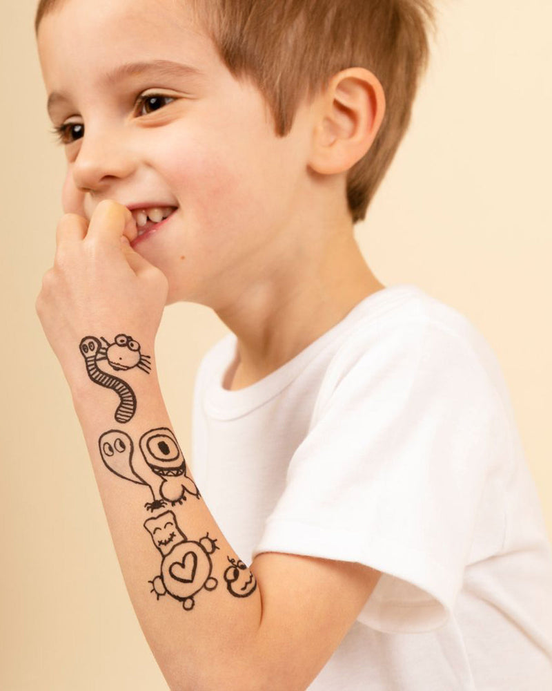 Nailmatic Tattoo Pen for Kids Black