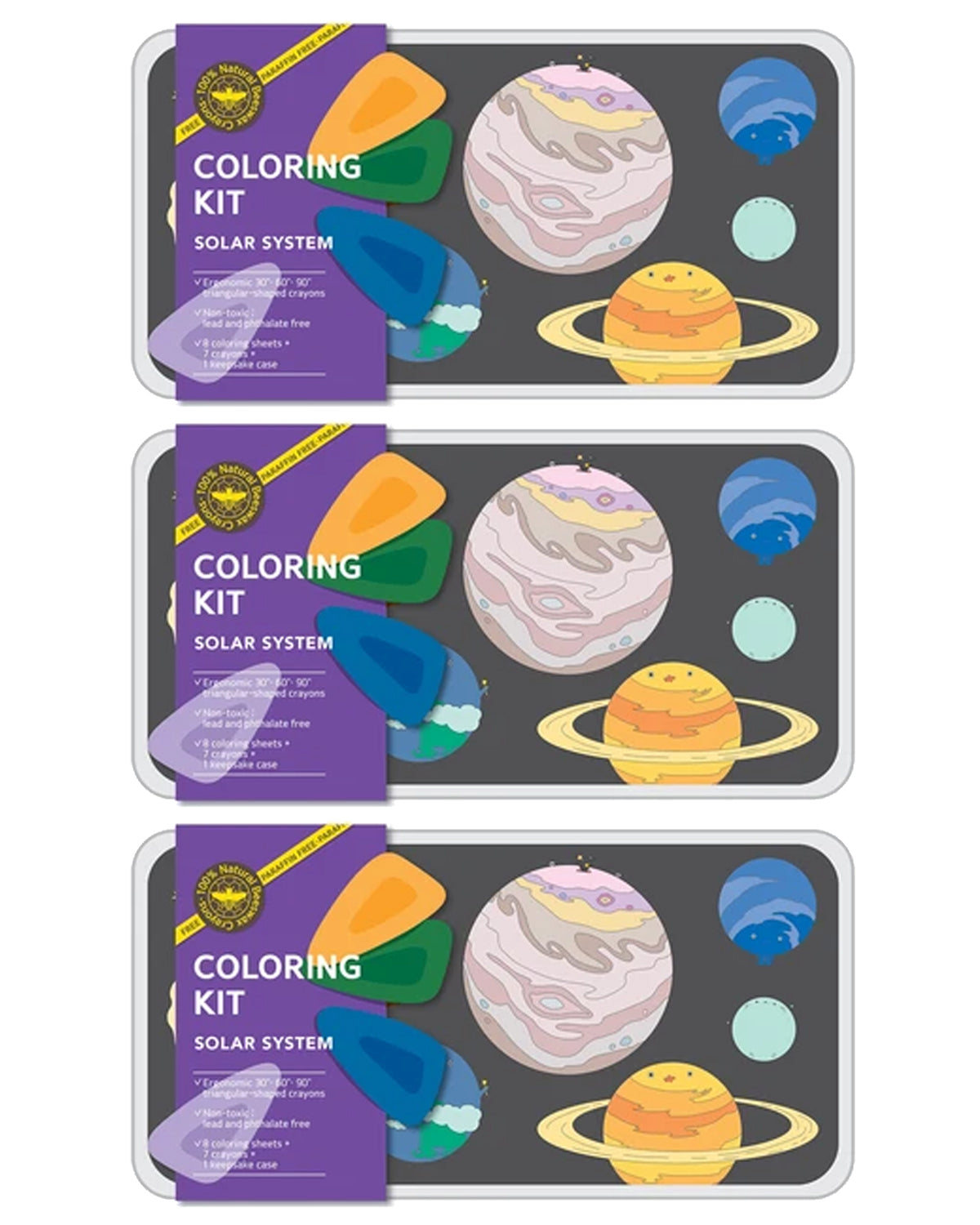 solar system coloring set