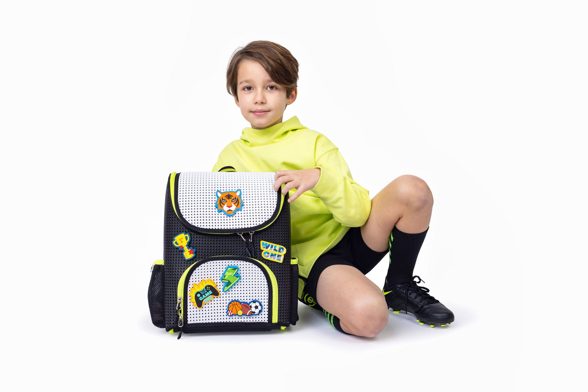 Light Plus Nine Backpack STUDENT Neon Lime