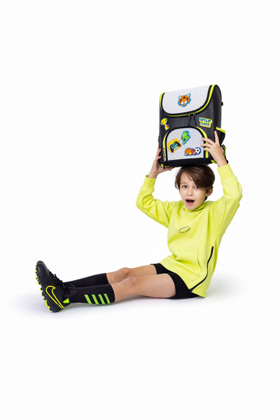 Light Plus Nine Backpack STUDENT Neon Lime