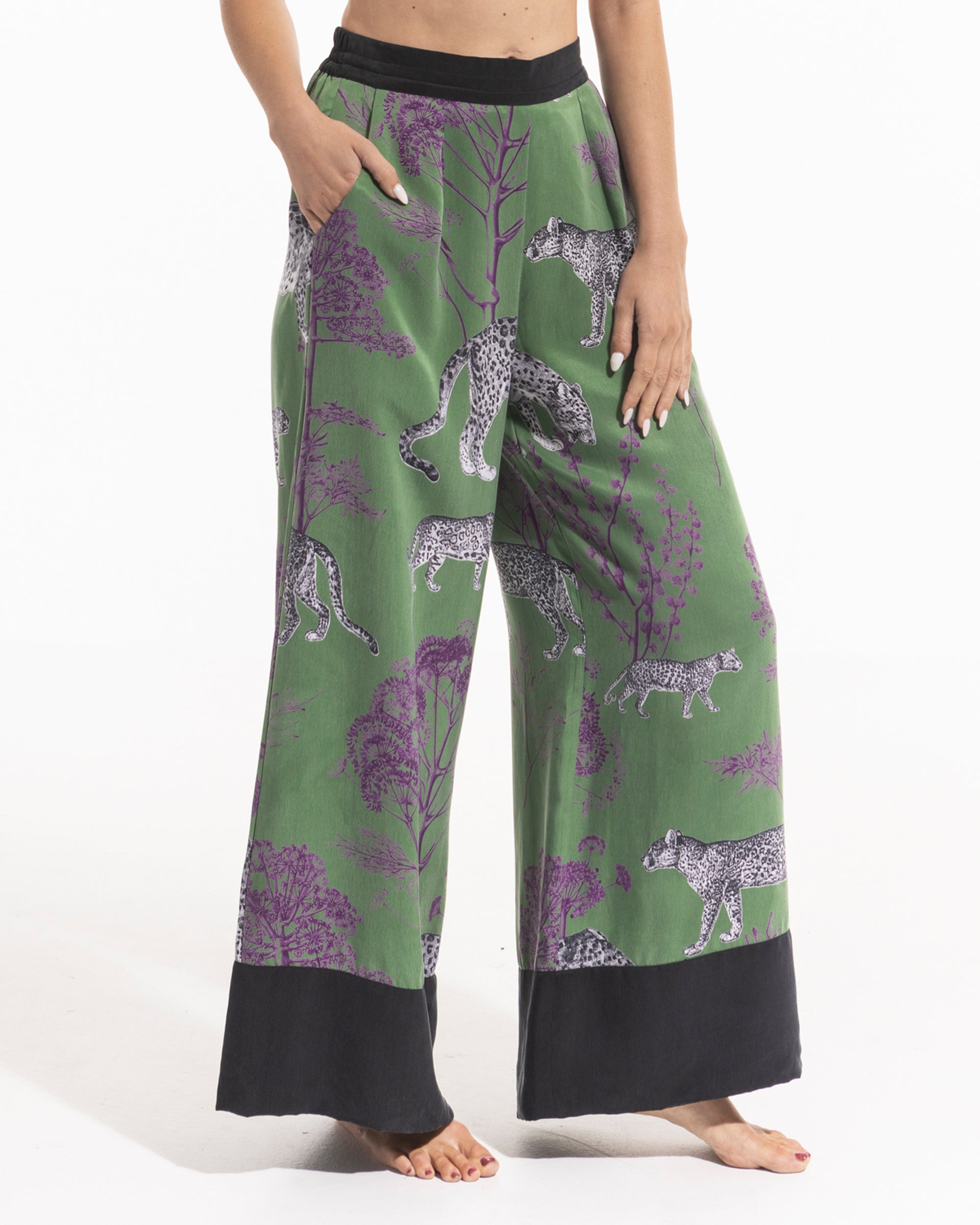 Lennon Men's Kimono Robe - sustainable vegan silk for the modern