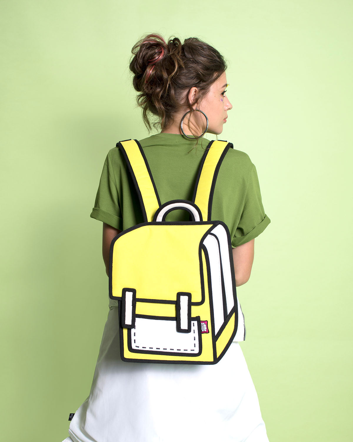 2D Bag Giggle Pink Shoulder Bag | JumpFromPaper Cartoon Bag